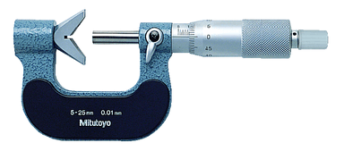 Микрометр 25-45мм с V-образной пяткой 114-122 Mitutoyo