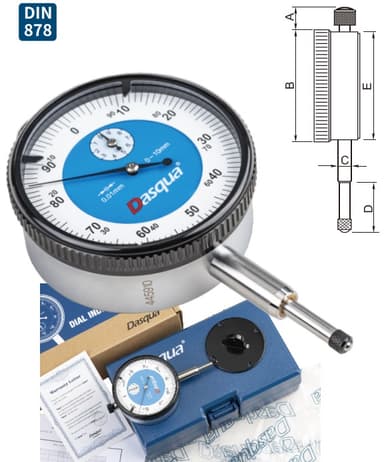 Индикатор 0-10мм 0,01 часового типа 5111-1110 Dasqua