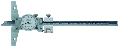 Штангенглубиномер 0-200мм 0,05 с круглой шкалой, с микроподачей 527-302-50 Mitutoyo